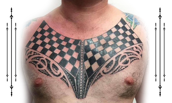 Polynesian Tattoo Pattern Triangle Shape Maori Stock Vector (Royalty Free)  1240056526 | Shutterstock